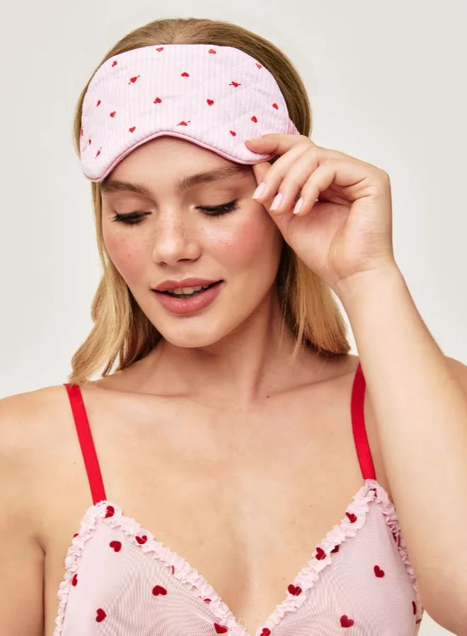 UNDIZ Striped and heart mask